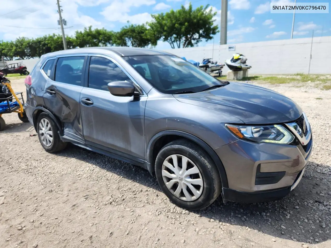 2019 NISSAN ROGUE VIN 5N1AT2MV0KC796470 — фото 4