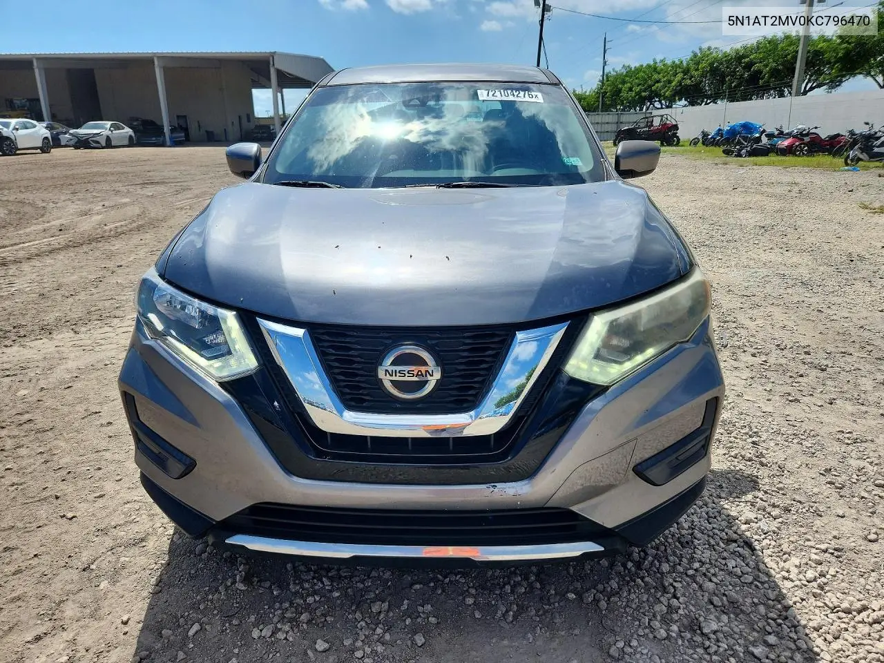 2019 NISSAN ROGUE VIN 5N1AT2MV0KC796470 — фото 5