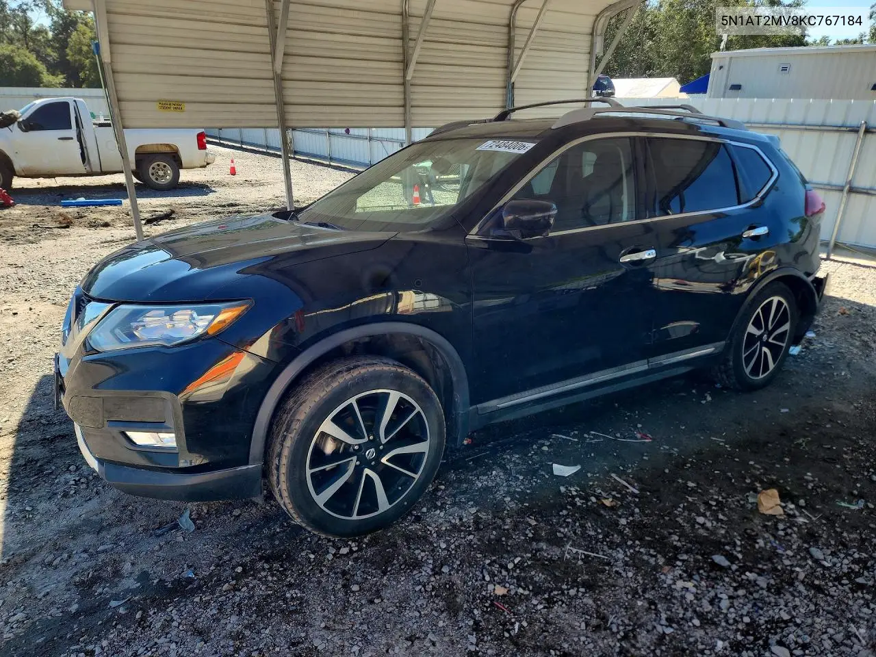 NISSAN ROGUE 2019, VIN 5N1AT2MV8KC767184