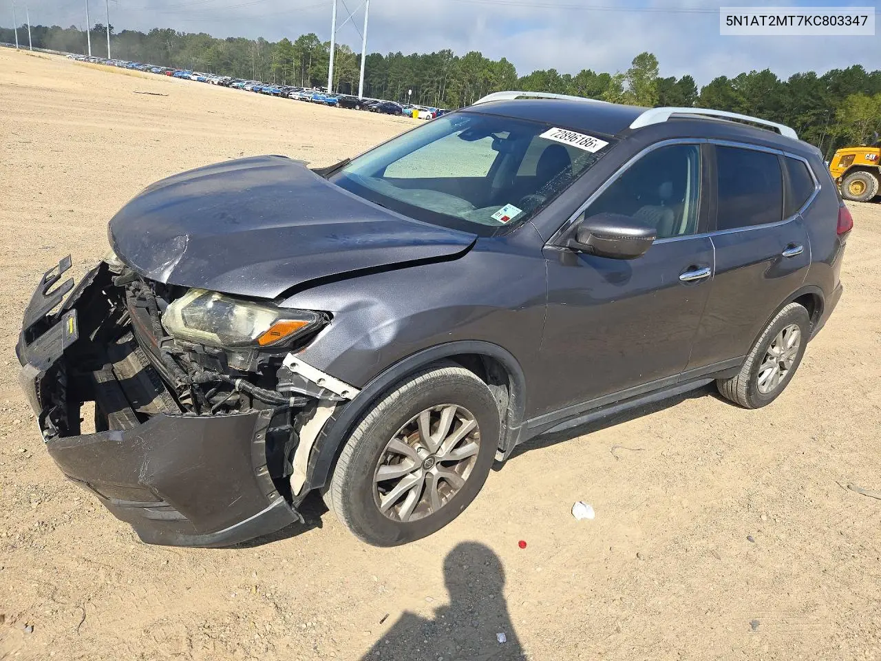 NISSAN ROGUE 2019, VIN 5N1AT2MT7KC803347