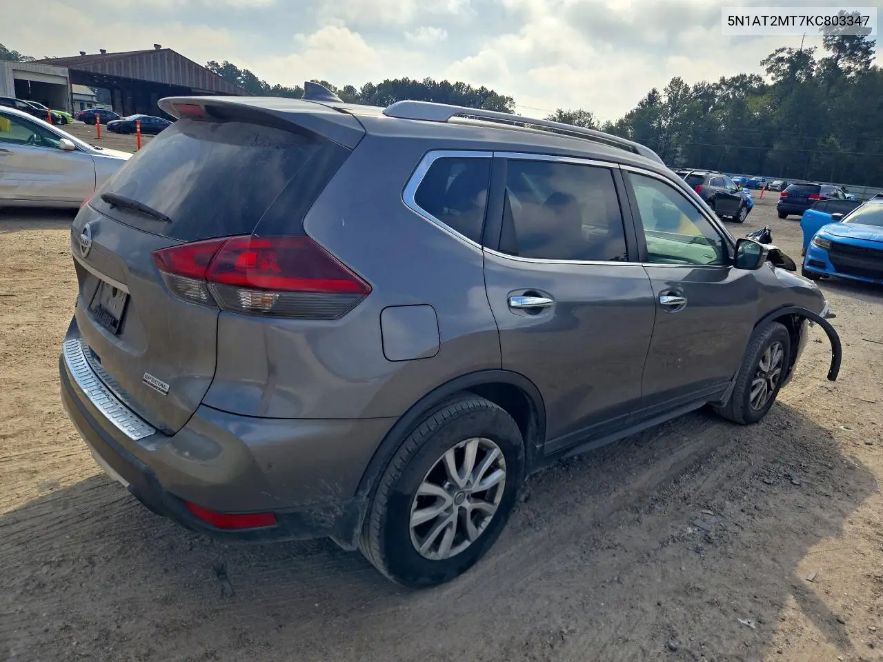 2019 NISSAN ROGUE VIN 5N1AT2MT7KC803347 — фото 3