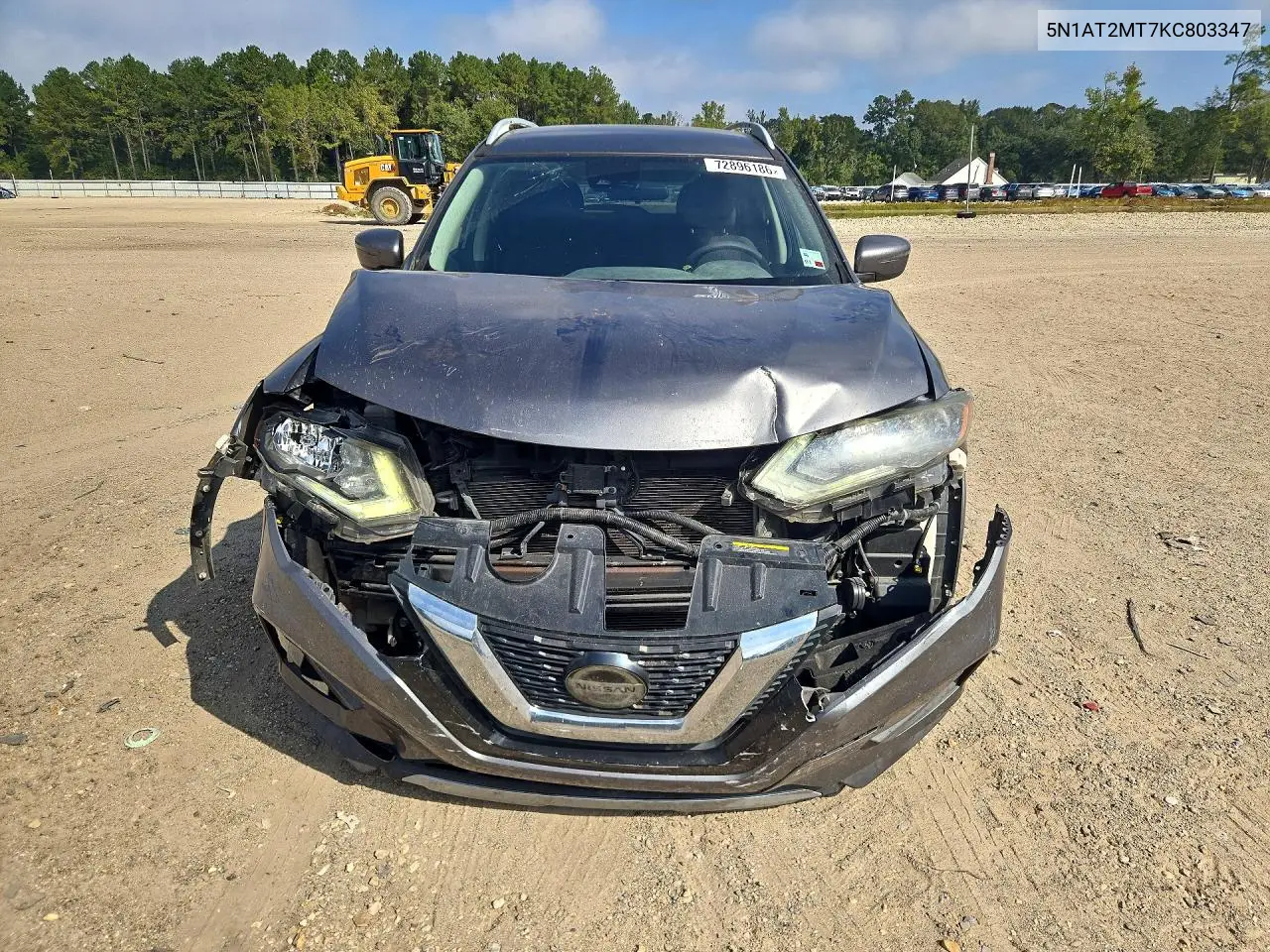 2019 NISSAN ROGUE VIN 5N1AT2MT7KC803347 — фото 5