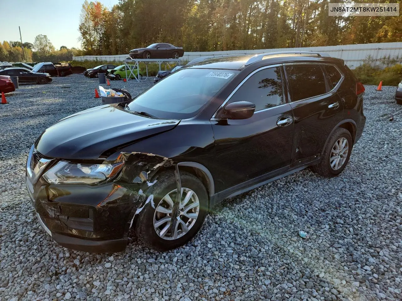 NISSAN ROGUE 2019, VIN JN8AT2MT8KW251414