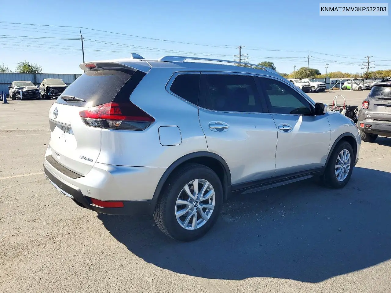 2019 NISSAN ROGUE VIN KNMAT2MV3KP532303 — фото 3
