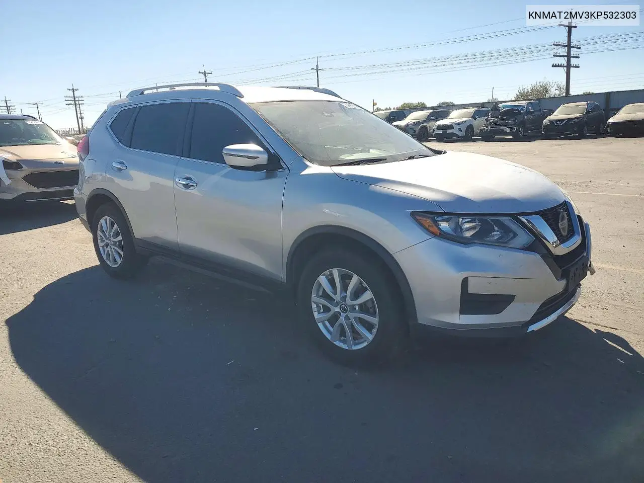 2019 NISSAN ROGUE VIN KNMAT2MV3KP532303 — фото 4
