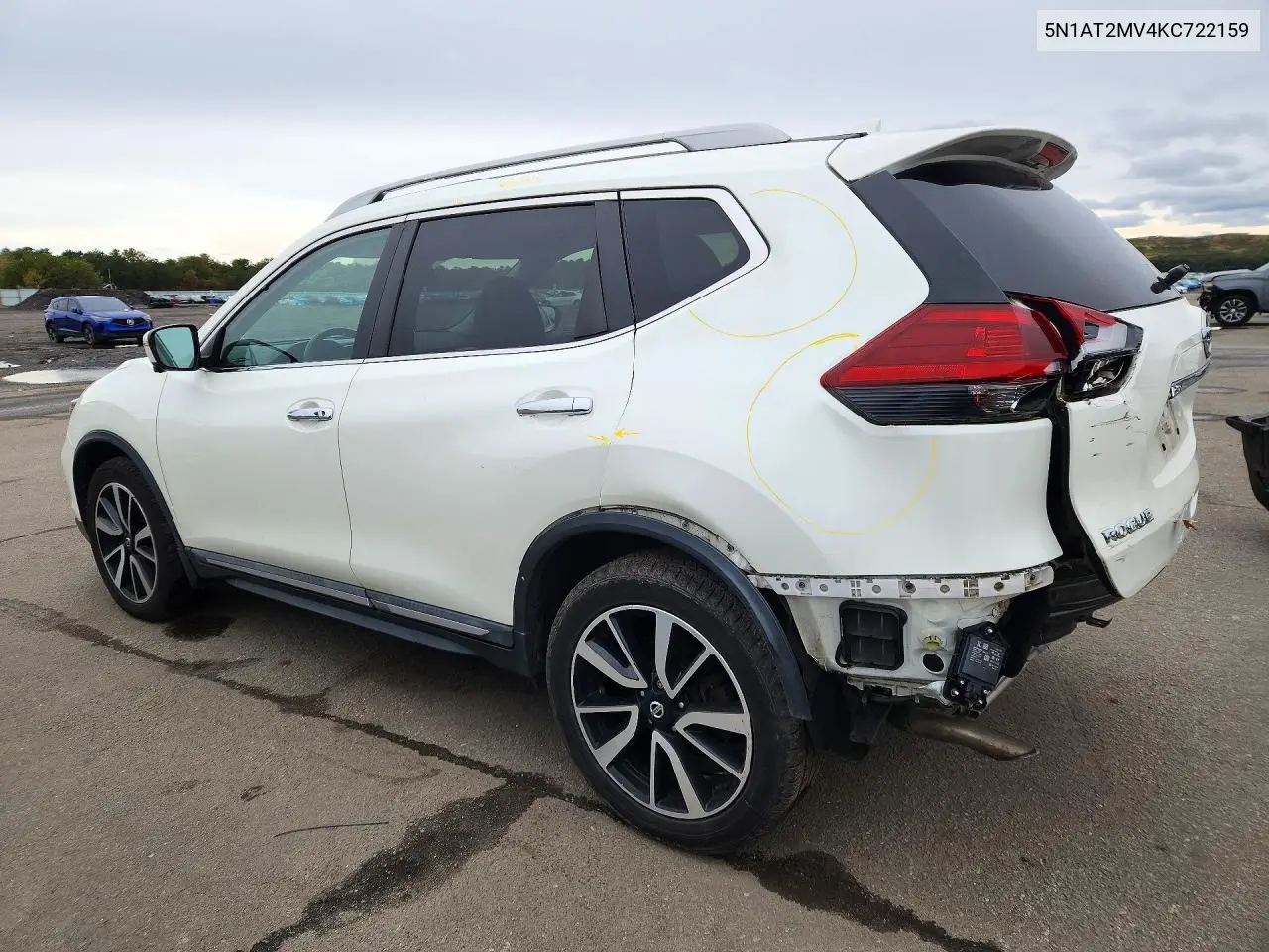 2019 NISSAN ROGUE VIN 5N1AT2MV4KC722159 — фото 2