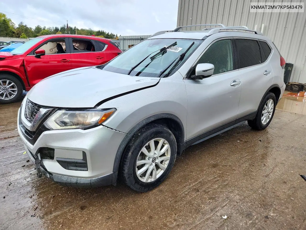 NISSAN ROGUE 2019, VIN KNMAT2MV7KP543479