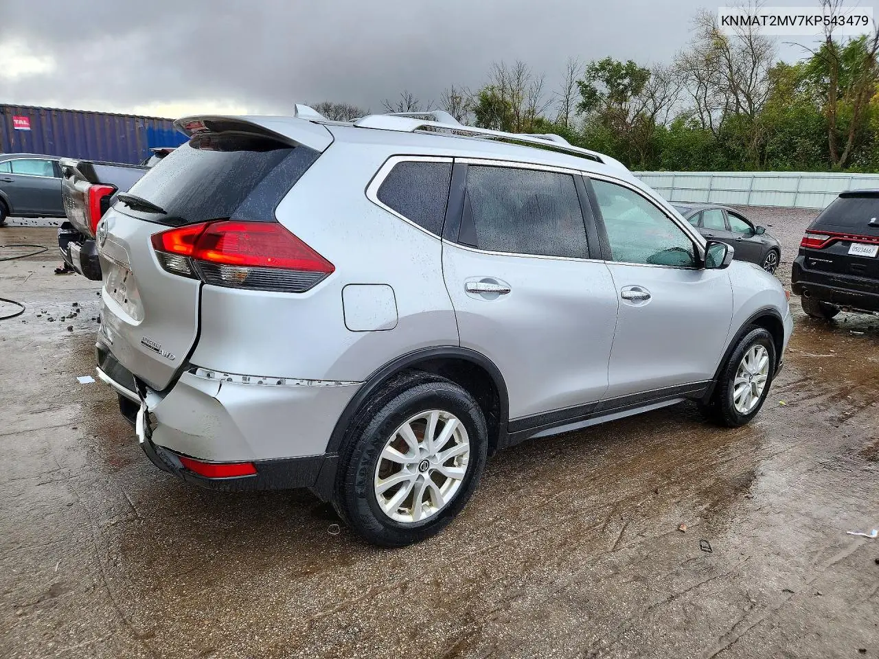 2019 NISSAN ROGUE VIN KNMAT2MV7KP543479 — фото 3