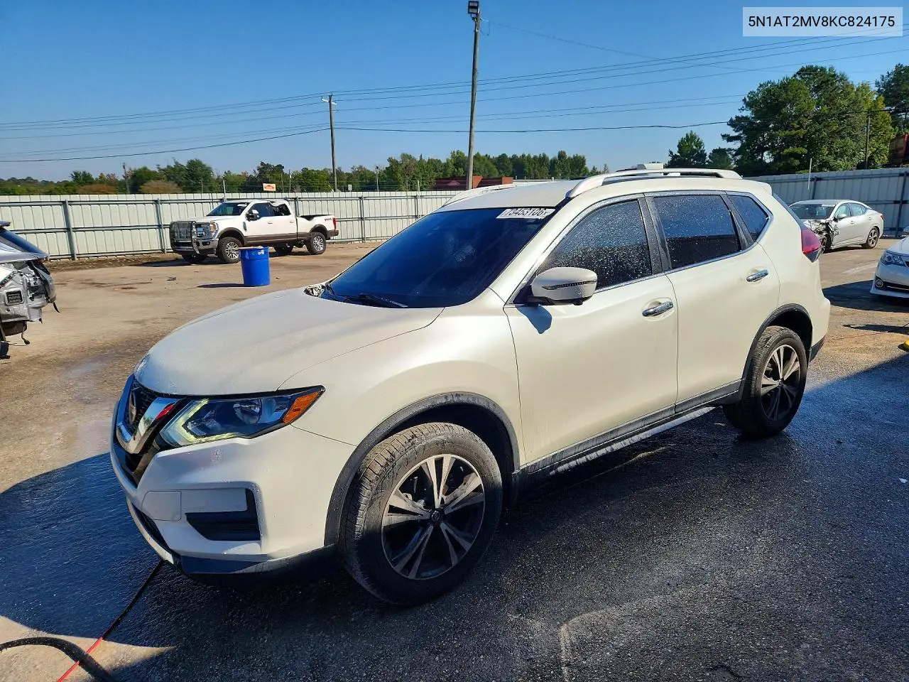NISSAN ROGUE 2019, VIN 5N1AT2MV8KC824175