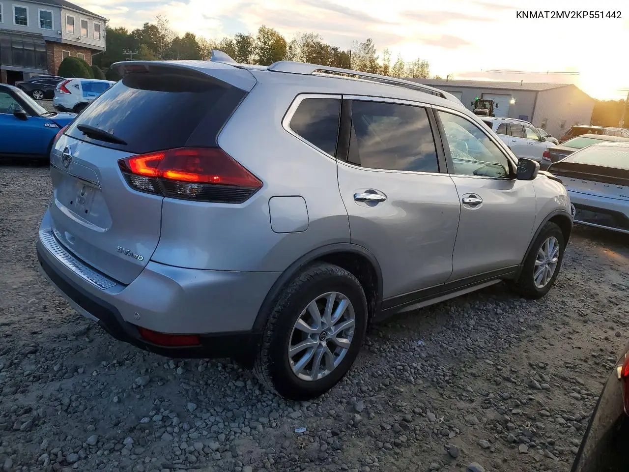 2019 NISSAN ROGUE VIN KNMAT2MV2KP551442 — фото 3
