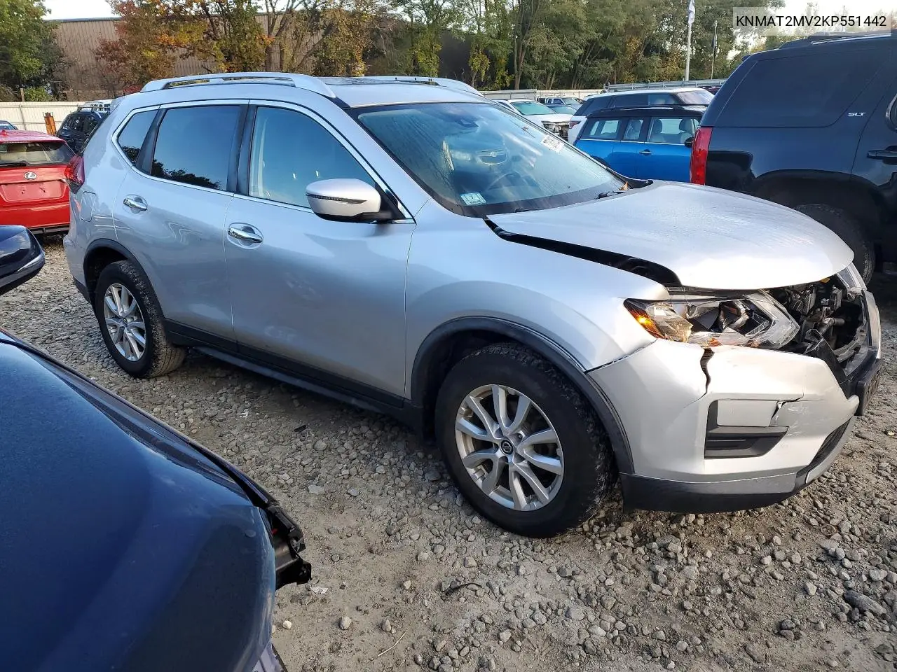 2019 NISSAN ROGUE VIN KNMAT2MV2KP551442 — фото 4