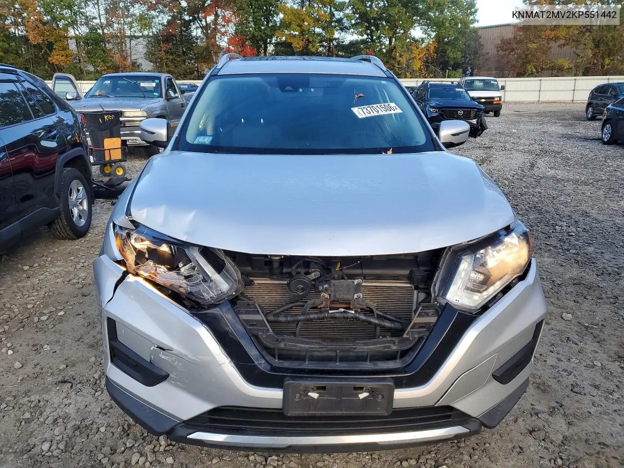 2019 NISSAN ROGUE VIN KNMAT2MV2KP551442 — фото 5