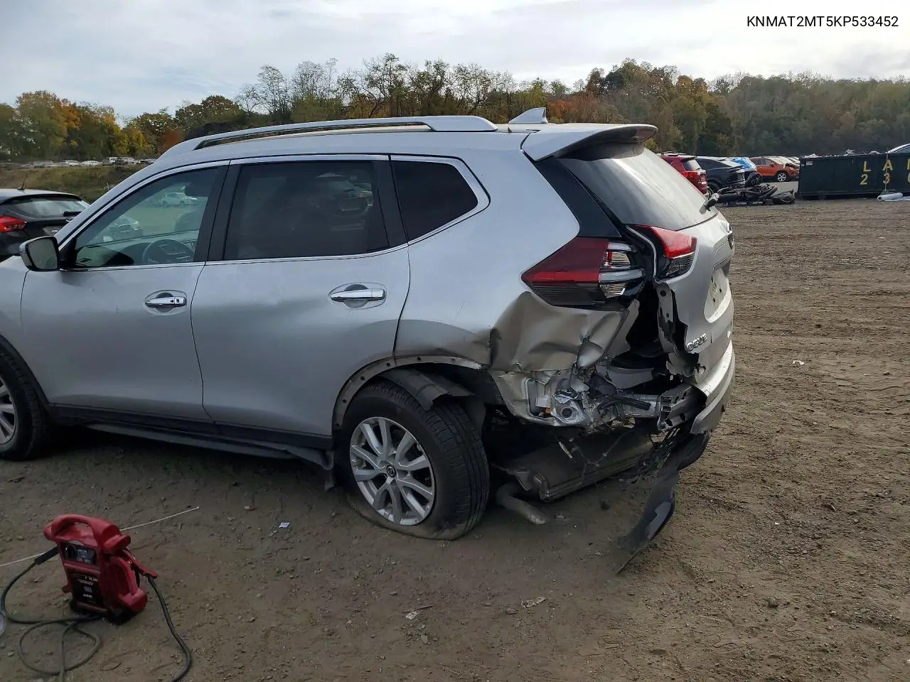 2019 NISSAN ROGUE VIN KNMAT2MT5KP533452 — фото 2