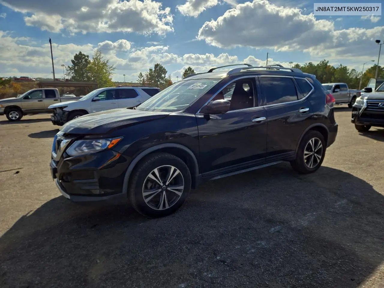 NISSAN ROGUE 2019, VIN JN8AT2MT5KW250317