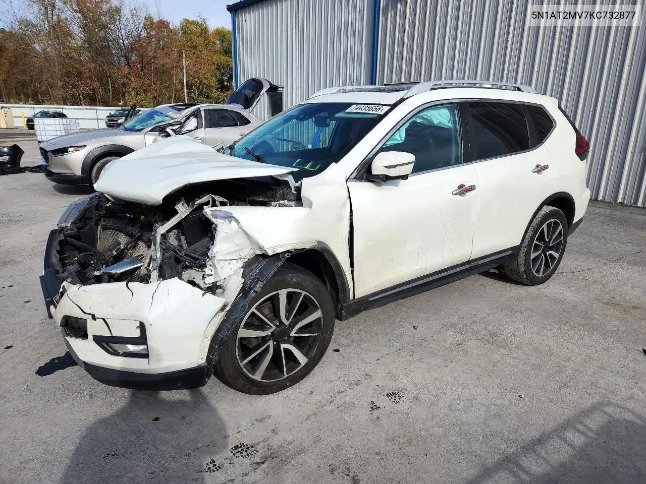 NISSAN ROGUE 2019, VIN 5N1AT2MV7KC732877