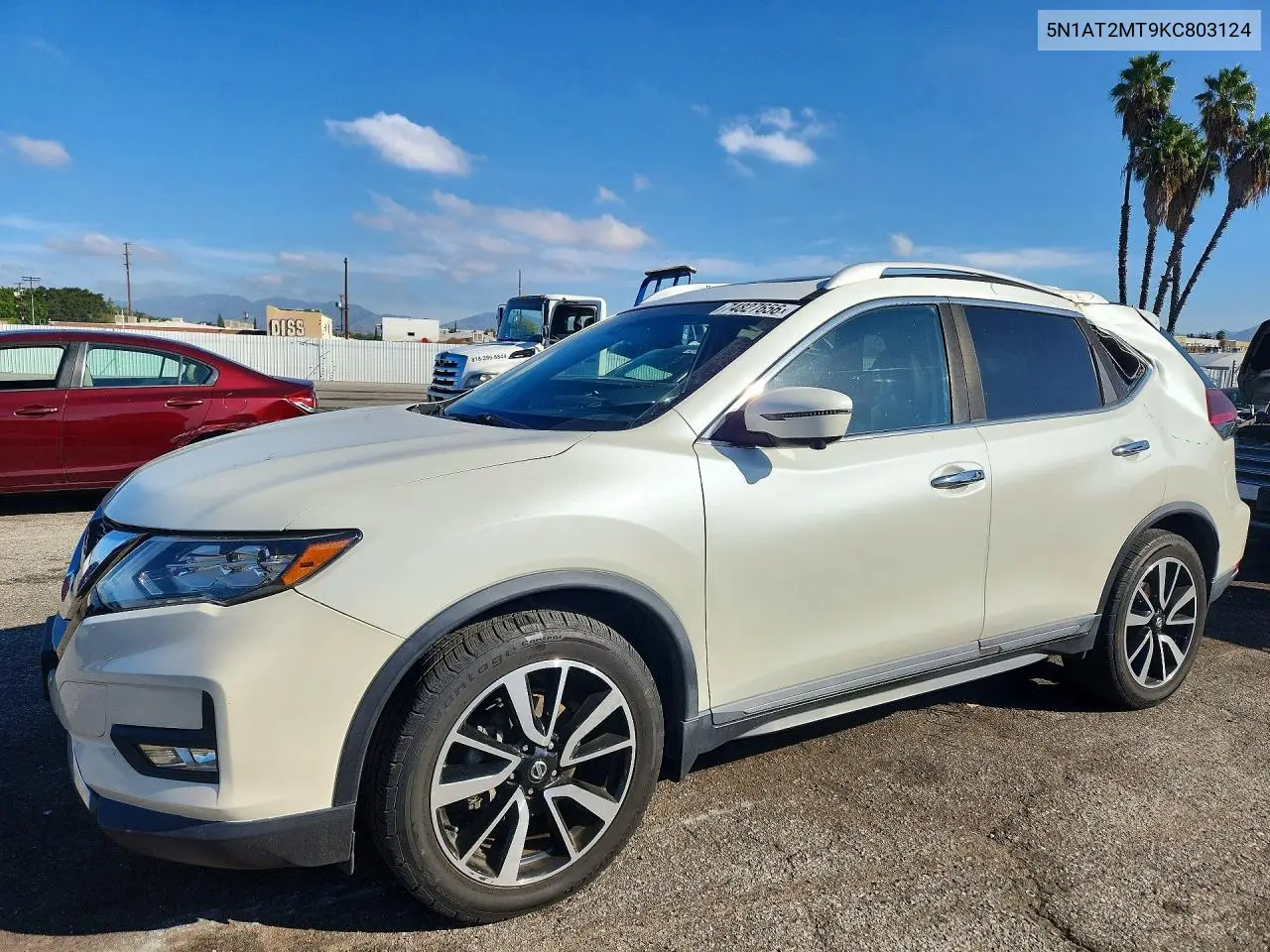 NISSAN ROGUE 2019, VIN 5N1AT2MT9KC803124