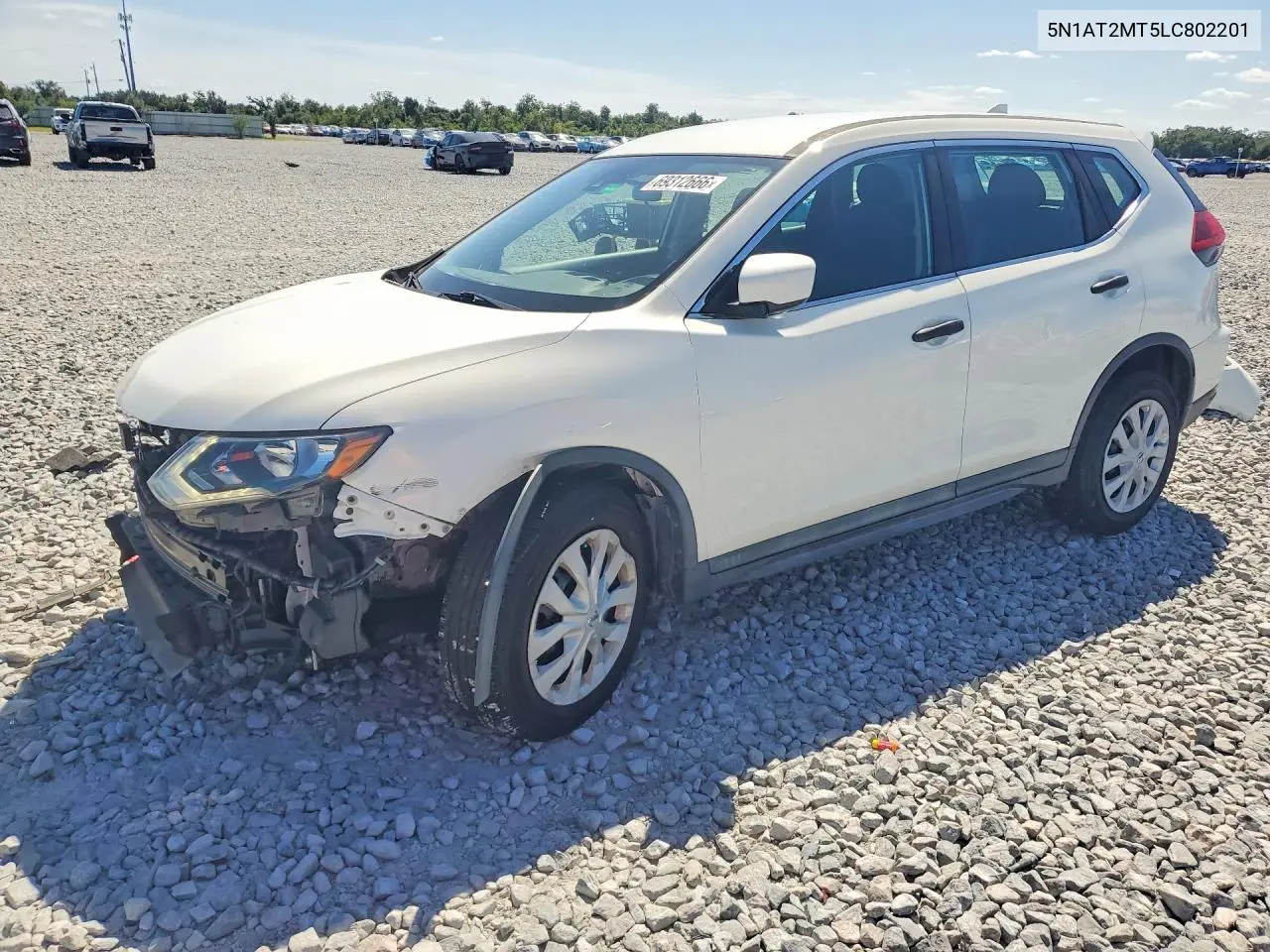 NISSAN ROGUE 2020, VIN 5N1AT2MT5LC802201