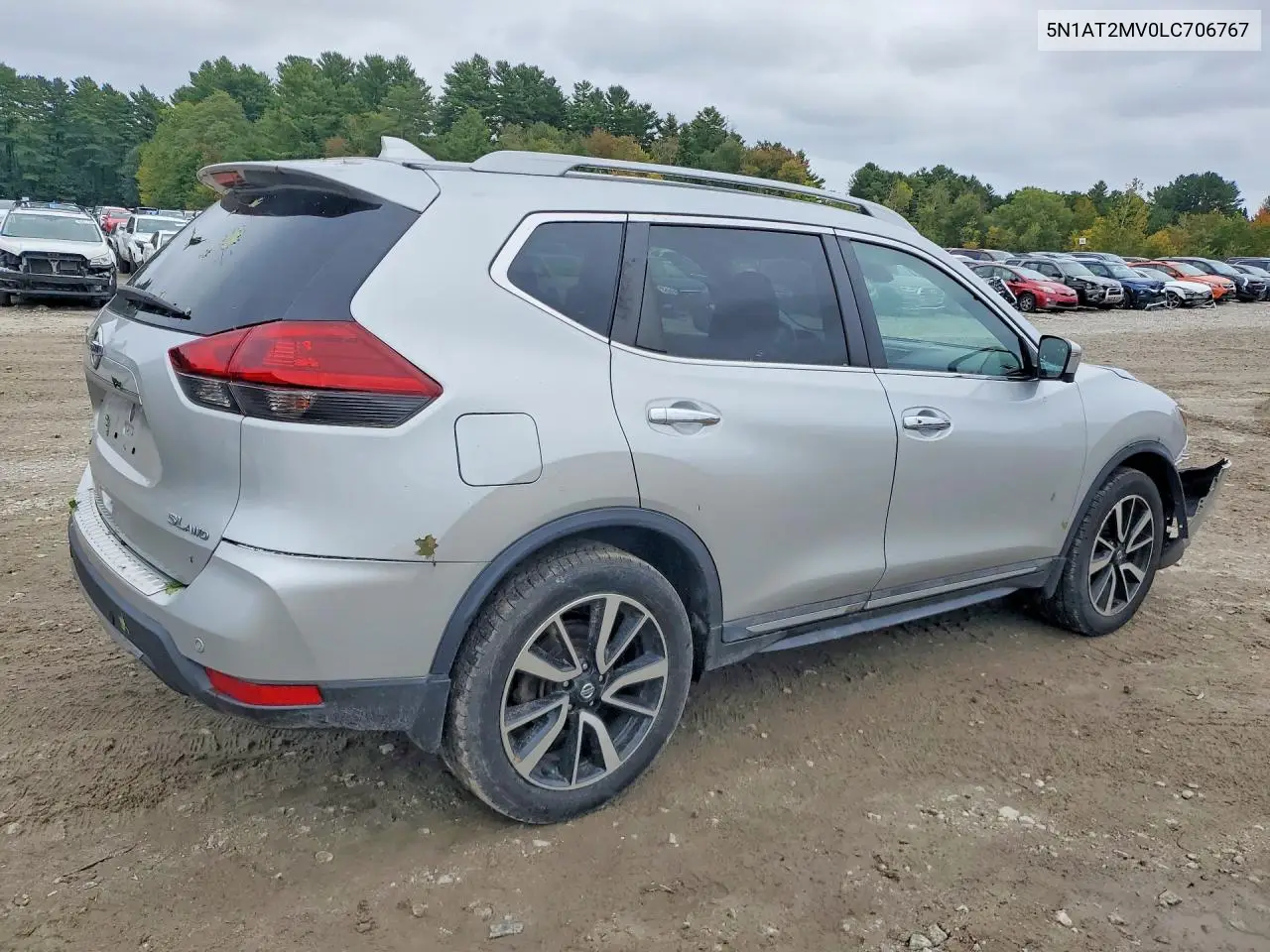 2020 NISSAN ROGUE VIN 5N1AT2MV0LC706767 — фото 3