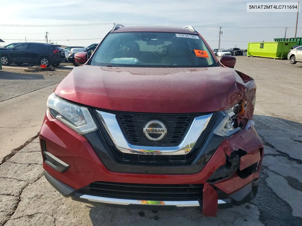 2020 NISSAN ROGUE VIN 5N1AT2MT4LC711694 — фото 5
