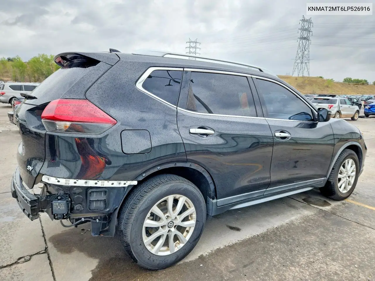 2020 NISSAN ROGUE VIN KNMAT2MT6LP526916 — фото 3