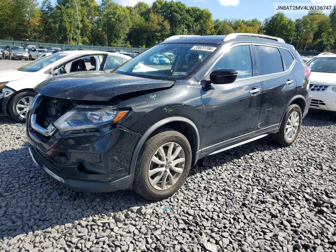 NISSAN ROGUE 2020, VIN JN8AT2MV4LW136747