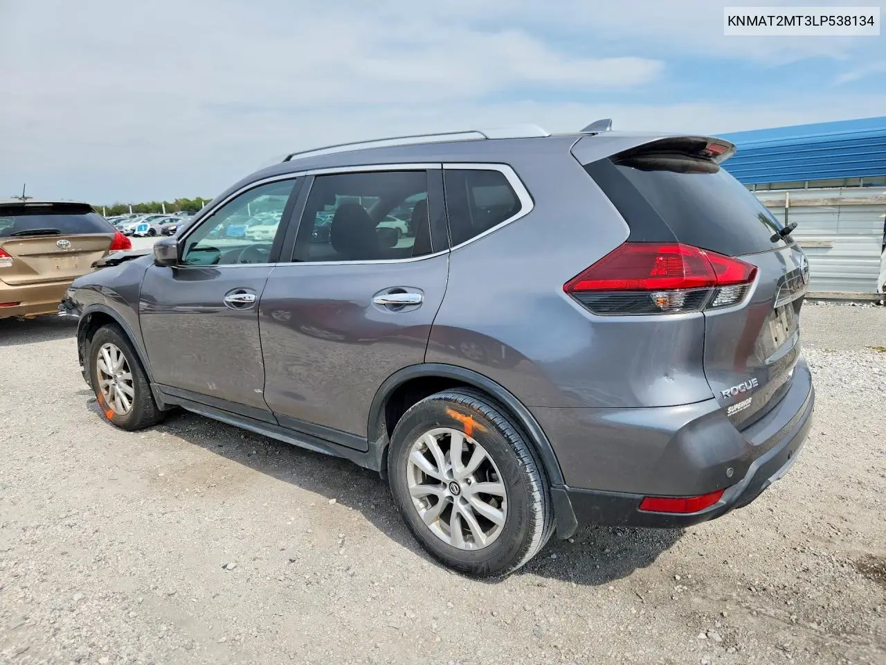 2020 NISSAN ROGUE VIN KNMAT2MT3LP538134 — фото 2