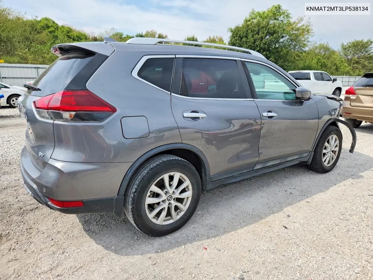 2020 NISSAN ROGUE VIN KNMAT2MT3LP538134 — фото 3