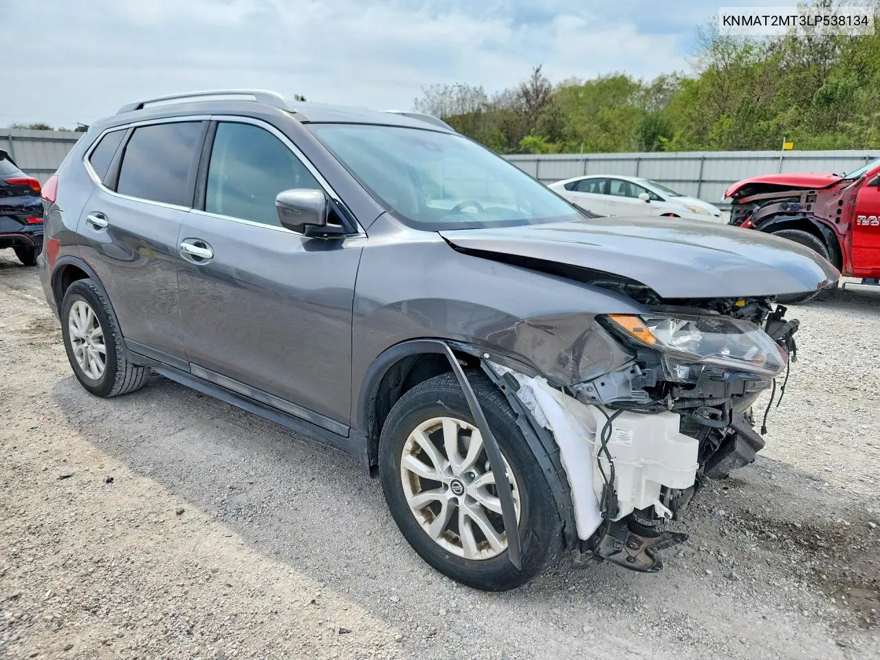 2020 NISSAN ROGUE VIN KNMAT2MT3LP538134 — фото 4