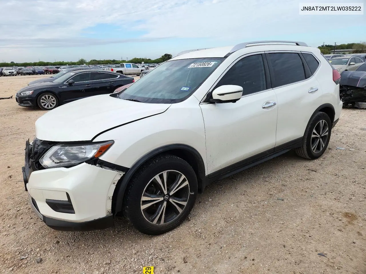 NISSAN ROGUE 2020, VIN JN8AT2MT2LW035222