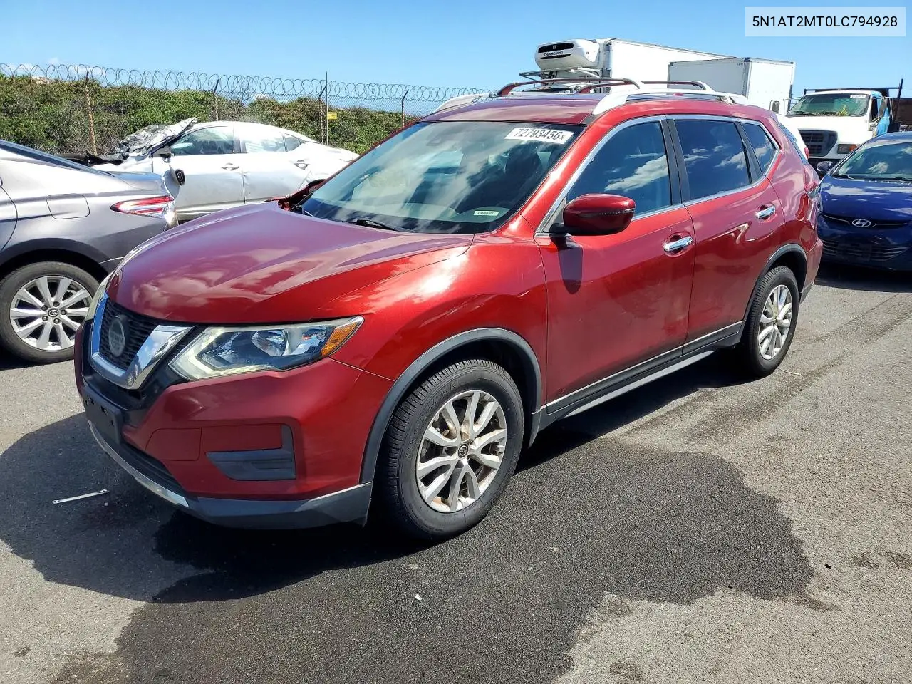 NISSAN ROGUE 2020, VIN 5N1AT2MT0LC794928