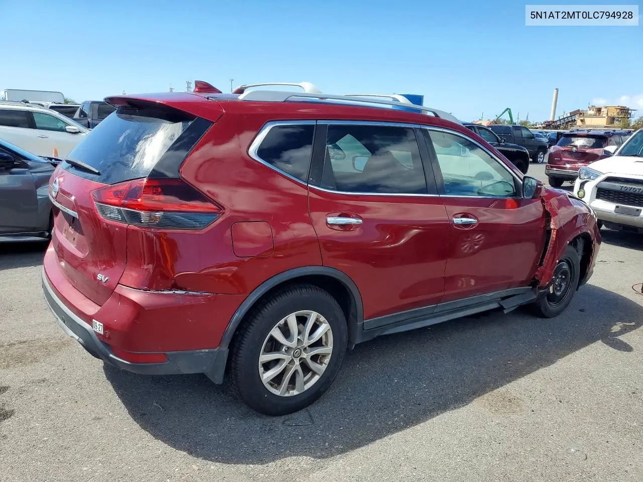 2020 NISSAN ROGUE VIN 5N1AT2MT0LC794928 — фото 3