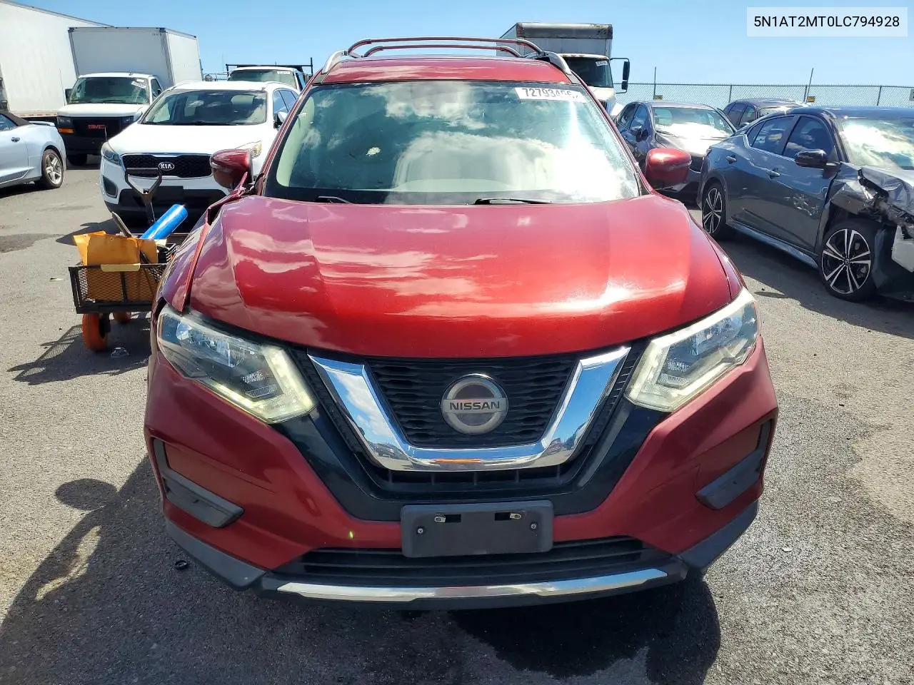 2020 NISSAN ROGUE VIN 5N1AT2MT0LC794928 — фото 5