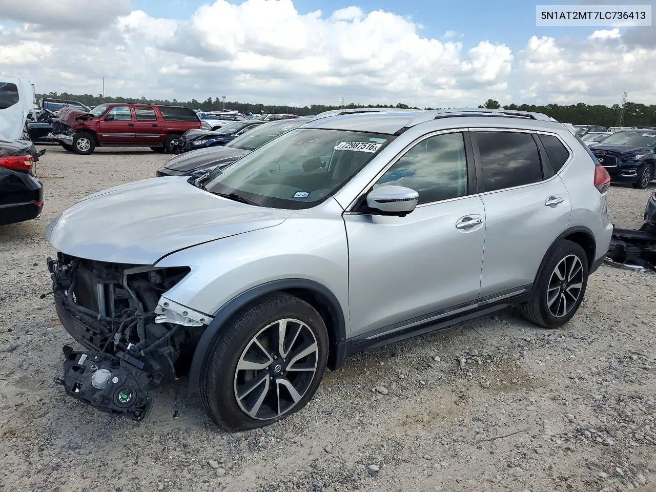 NISSAN ROGUE 2020, VIN 5N1AT2MT7LC736413