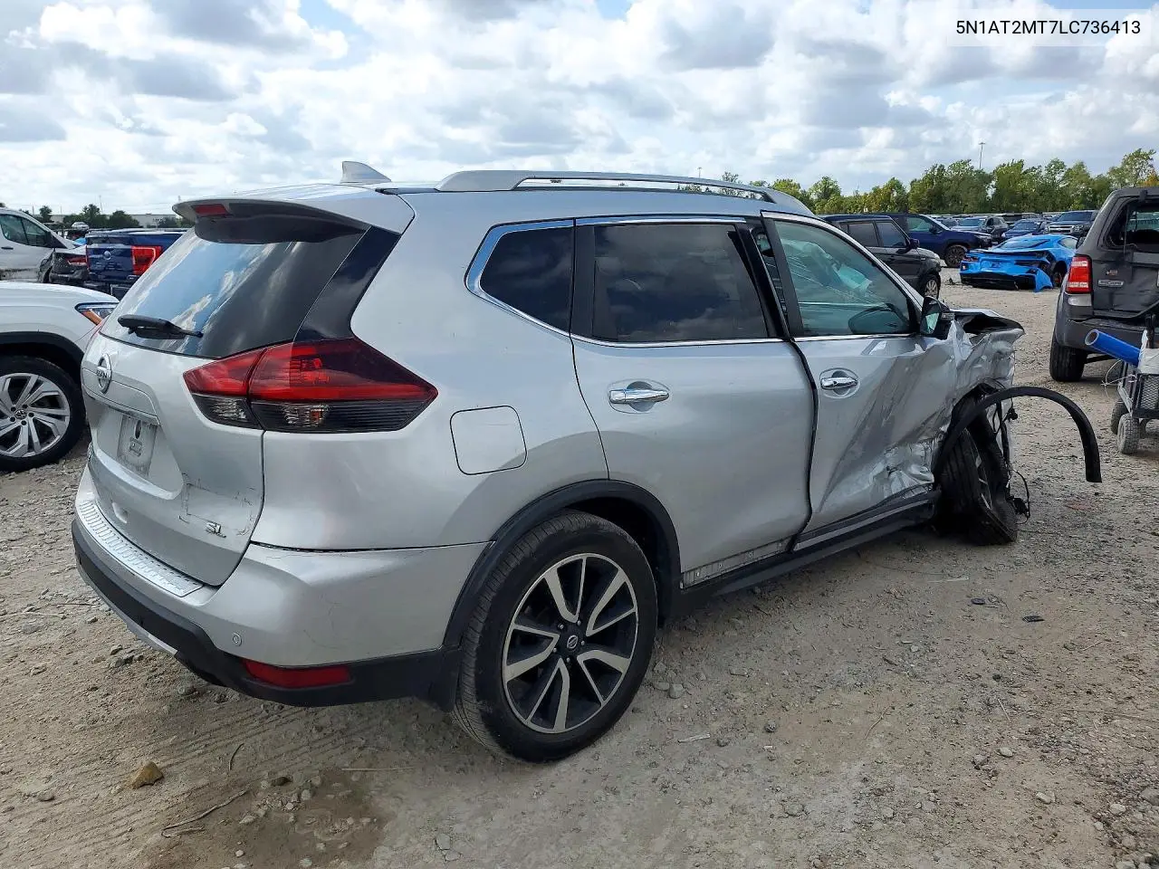 2020 NISSAN ROGUE VIN 5N1AT2MT7LC736413 — фото 3