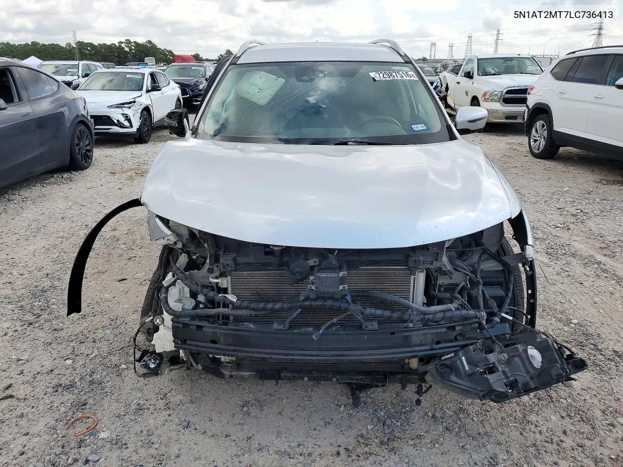 2020 NISSAN ROGUE VIN 5N1AT2MT7LC736413 — фото 5