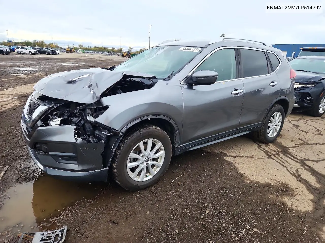 NISSAN ROGUE 2020, VIN KNMAT2MV7LP514792