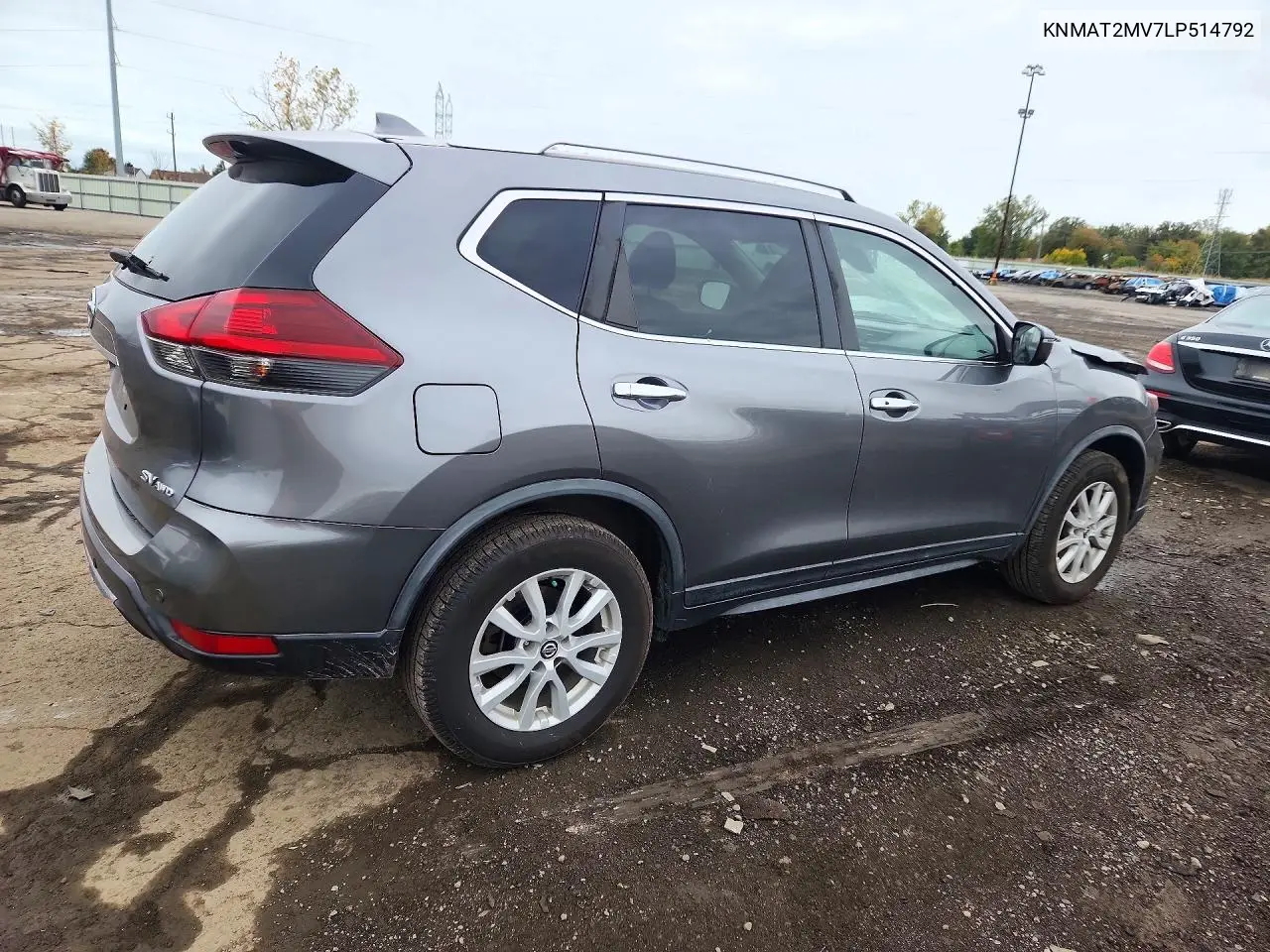 2020 NISSAN ROGUE VIN KNMAT2MV7LP514792 — фото 3