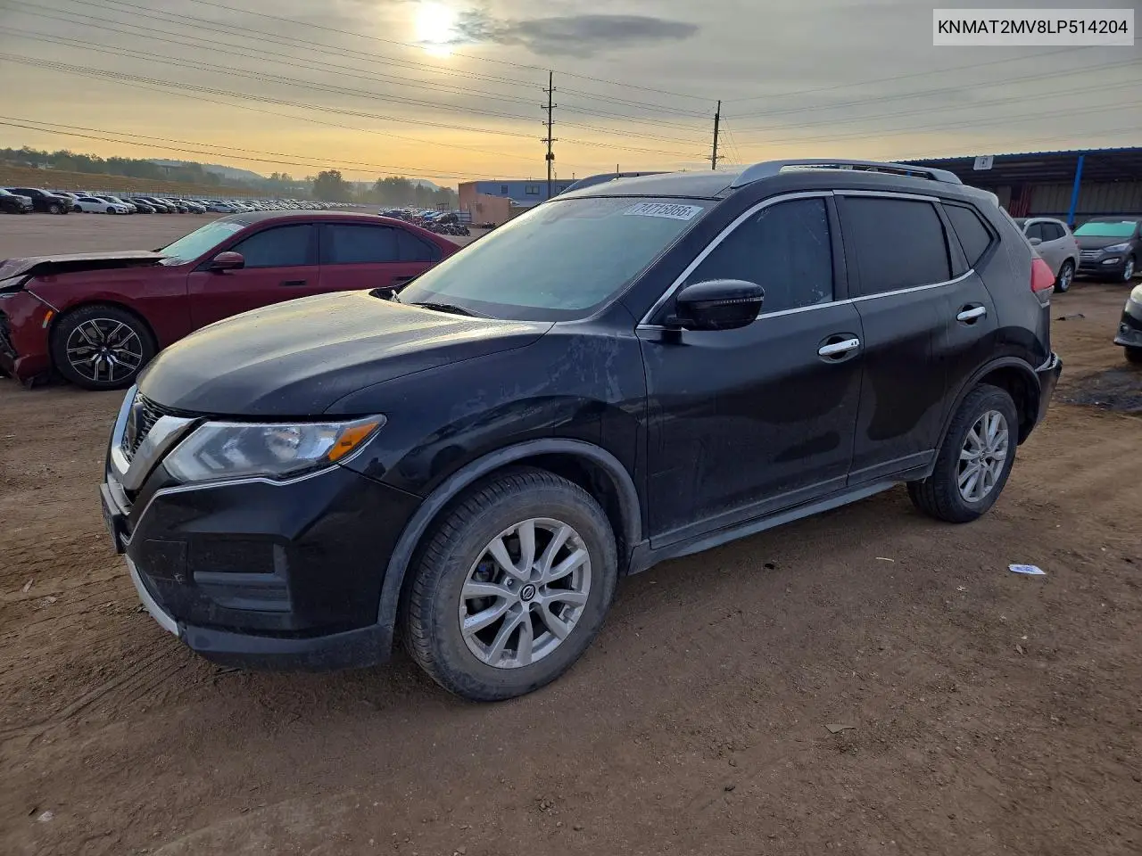 NISSAN ROGUE 2020, VIN KNMAT2MV8LP514204