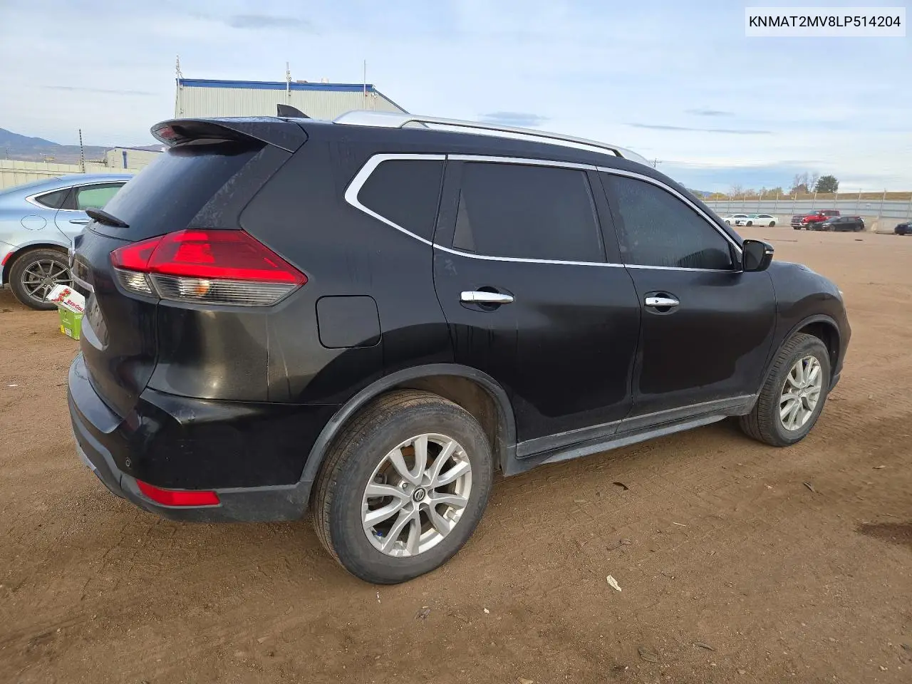 2020 NISSAN ROGUE VIN KNMAT2MV8LP514204 — фото 3