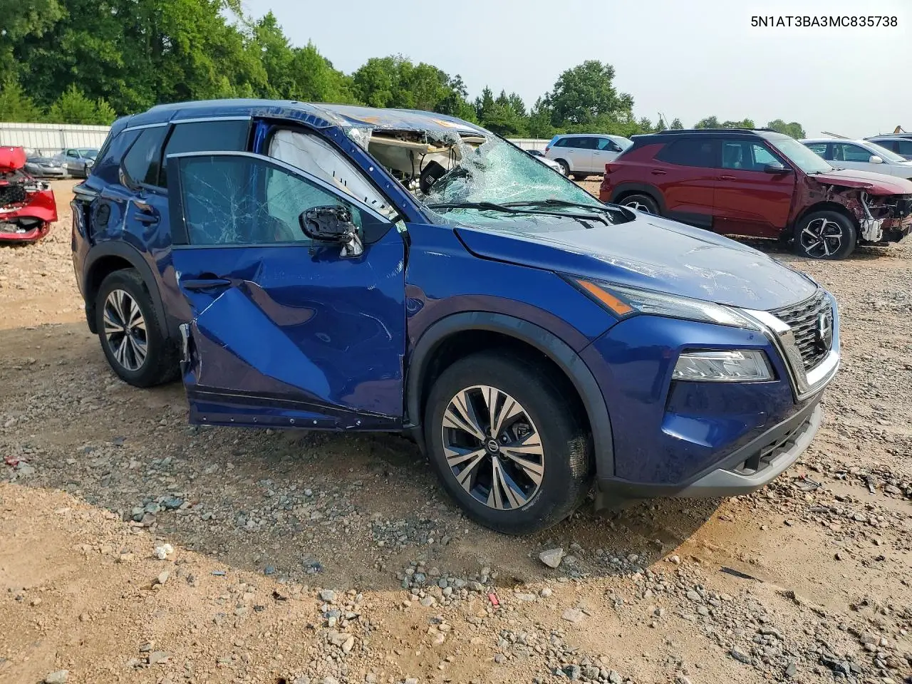 2021 NISSAN ROGUE VIN 5N1AT3BA3MC835738 — фото 4