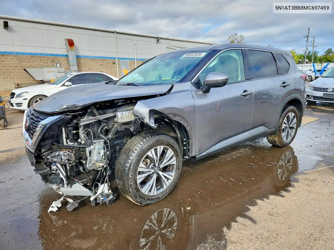 NISSAN ROGUE 2021, VIN 5N1AT3BB8MC697459