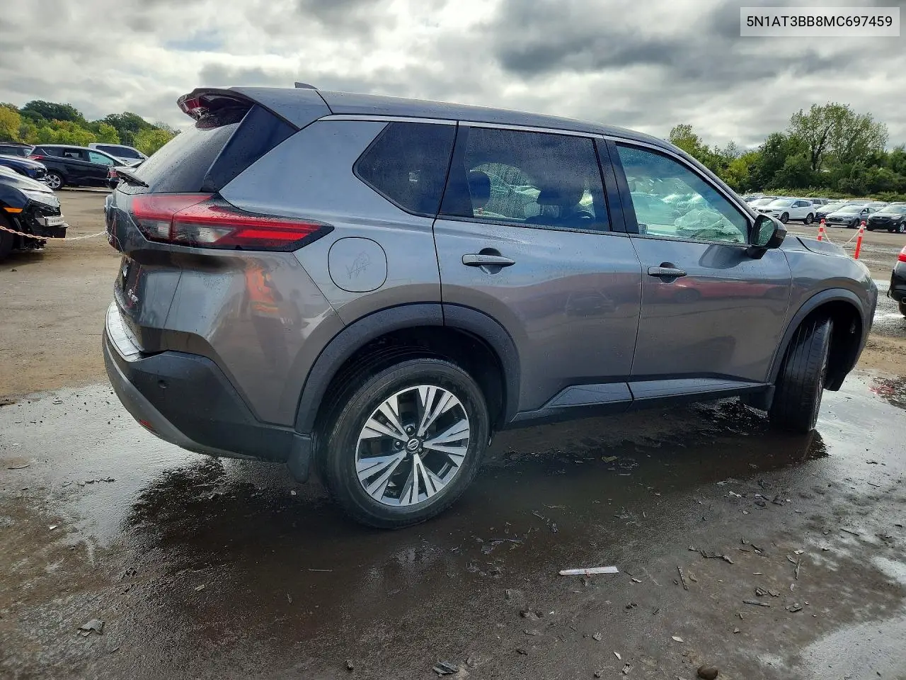 2021 NISSAN ROGUE VIN 5N1AT3BB8MC697459 — фото 3