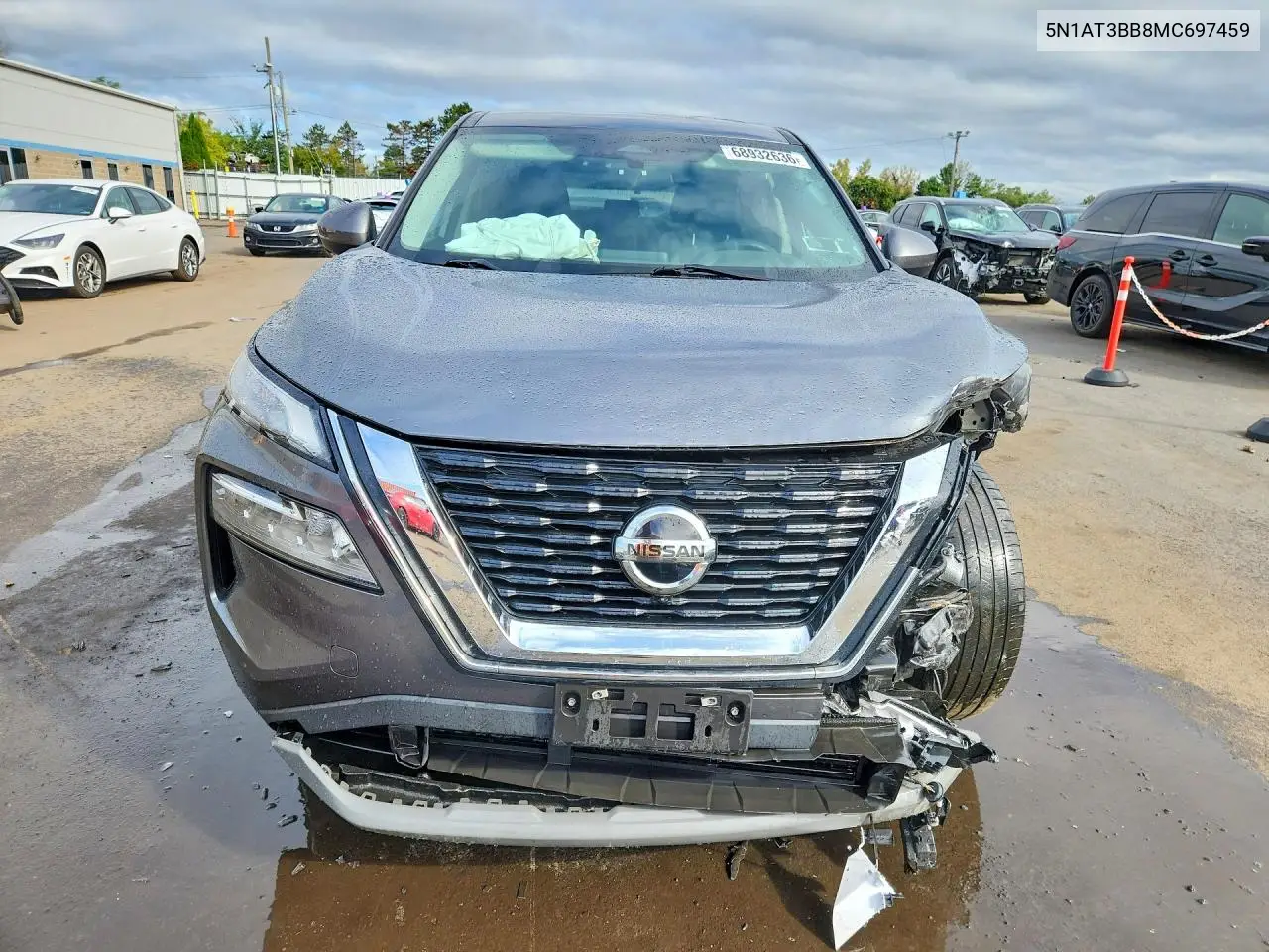 2021 NISSAN ROGUE VIN 5N1AT3BB8MC697459 — фото 5