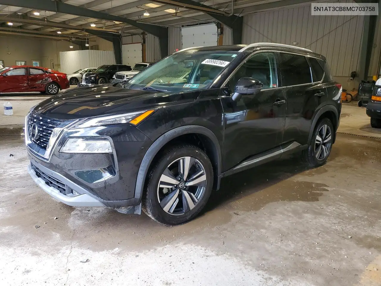 NISSAN ROGUE 2021, VIN 5N1AT3CB8MC703758