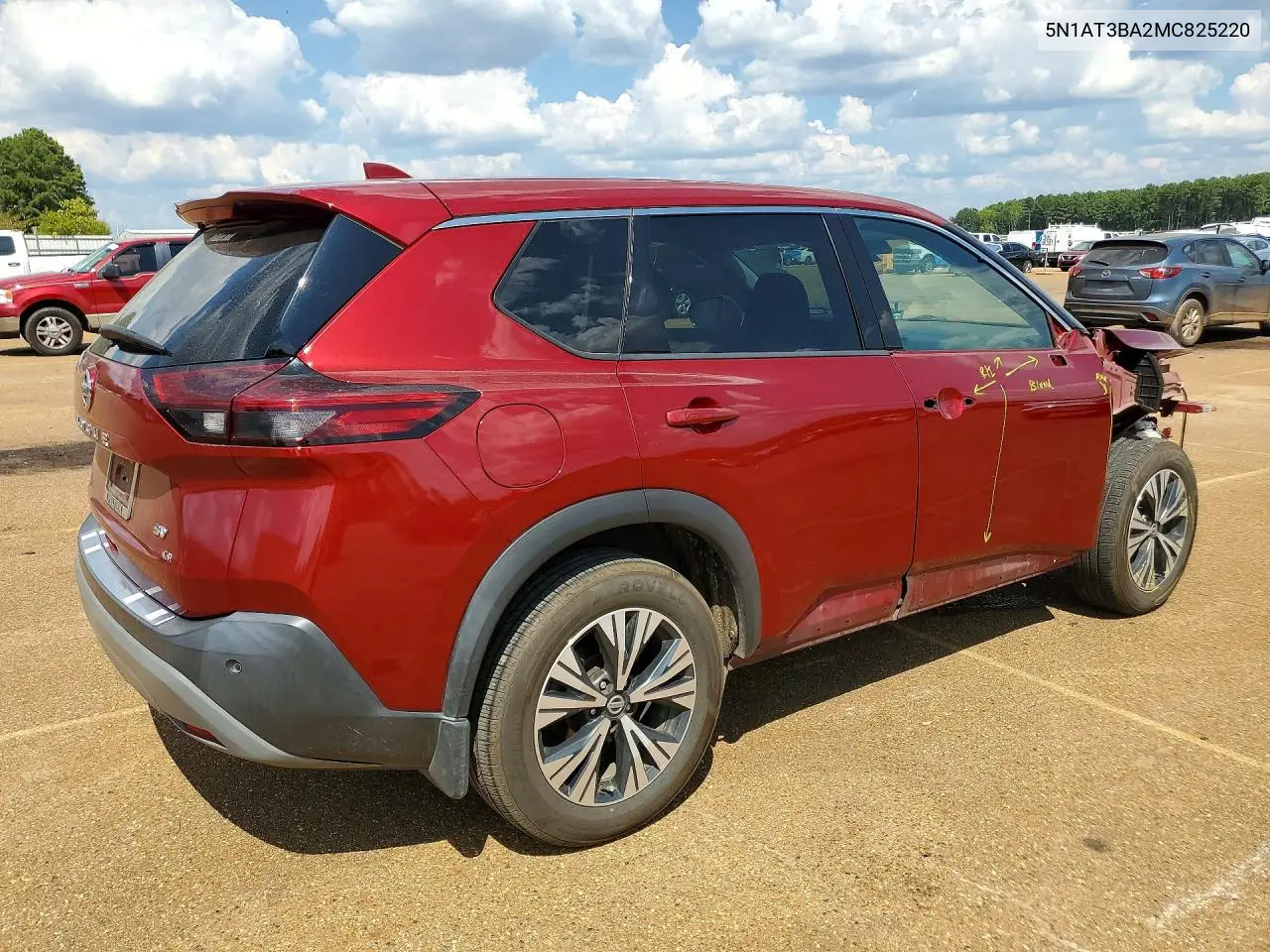 2021 NISSAN ROGUE VIN 5N1AT3BA2MC825220 — фото 3
