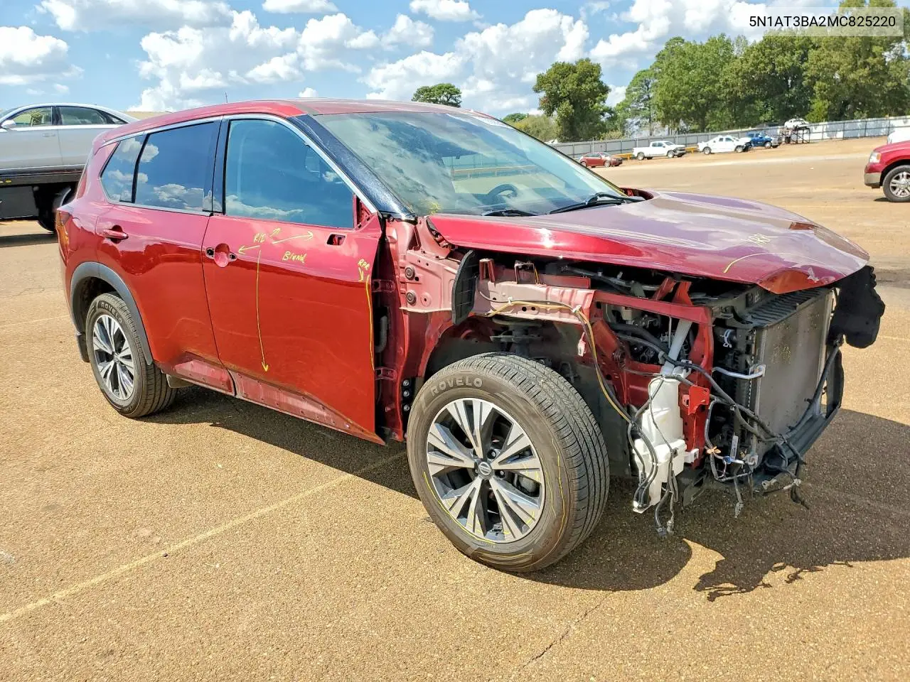 2021 NISSAN ROGUE VIN 5N1AT3BA2MC825220 — фото 4