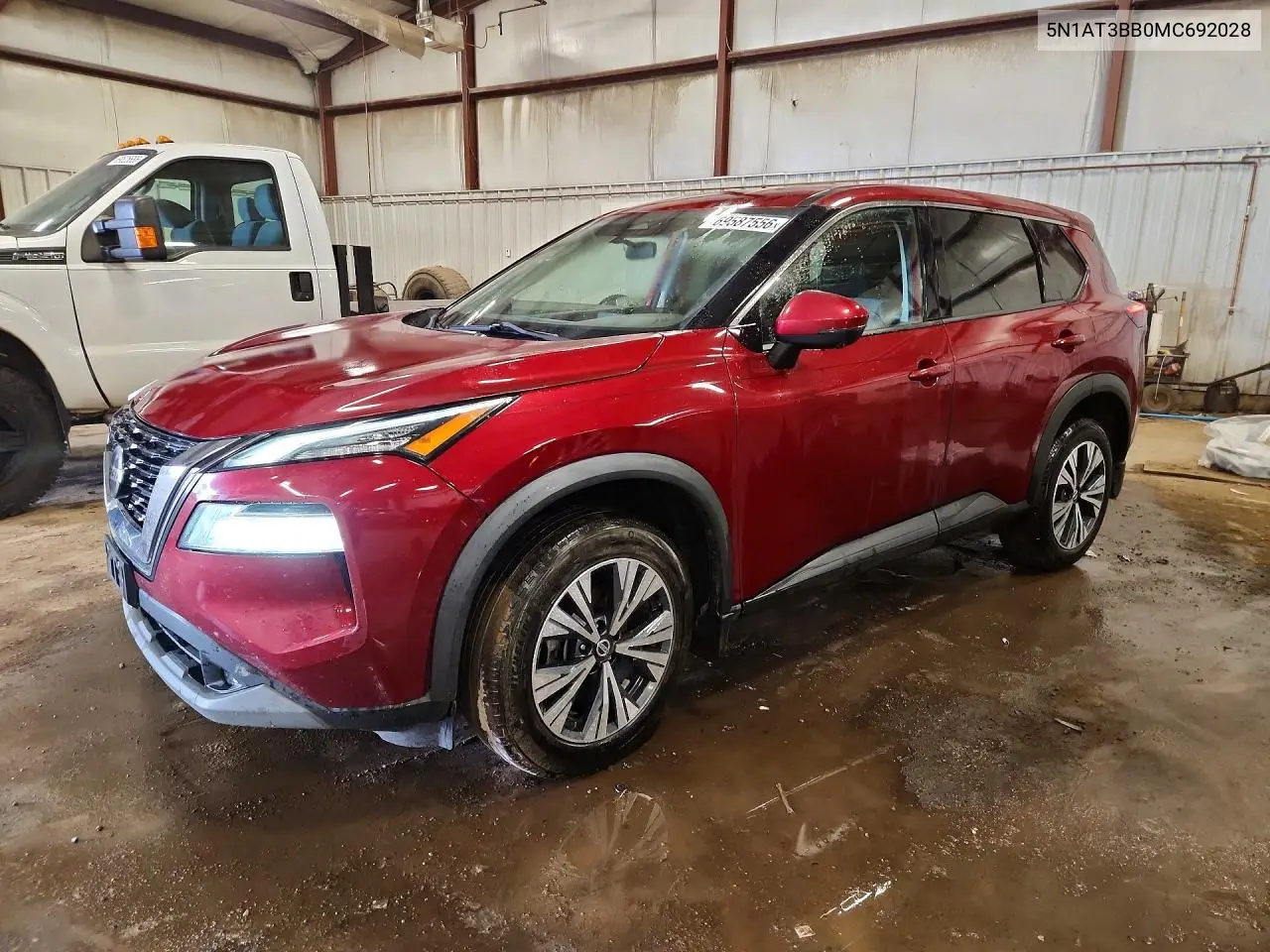 NISSAN ROGUE 2021, VIN 5N1AT3BB0MC692028