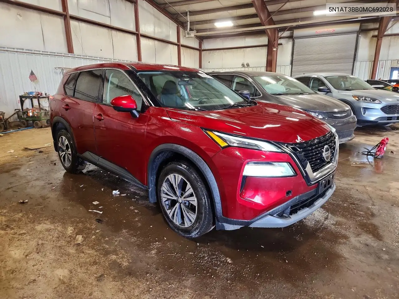 2021 NISSAN ROGUE VIN 5N1AT3BB0MC692028 — фото 4