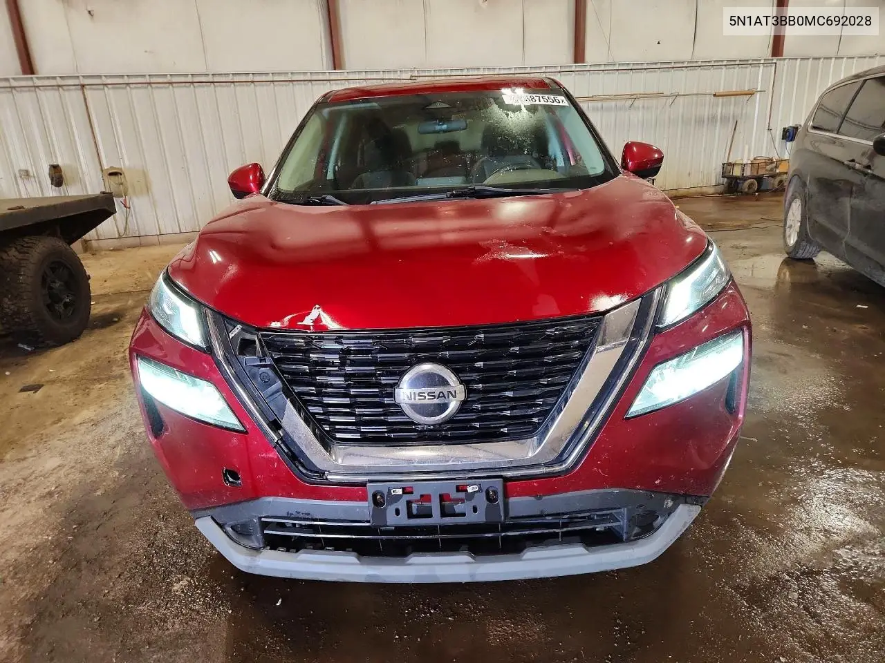 2021 NISSAN ROGUE VIN 5N1AT3BB0MC692028 — фото 5