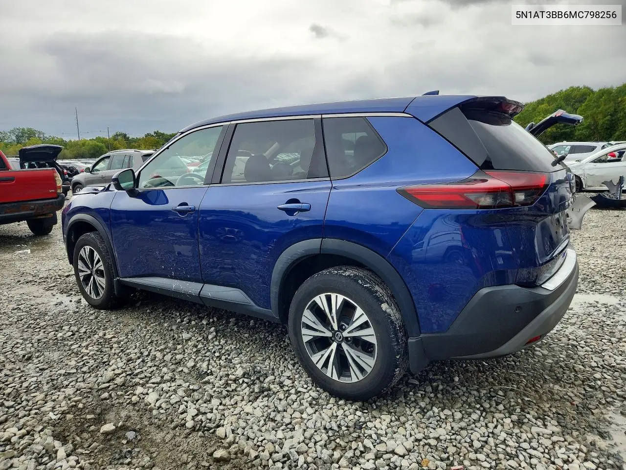 2021 NISSAN ROGUE VIN 5N1AT3BB6MC798256 — фото 2